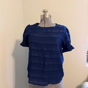 Navy Blue Women's Top